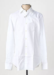 Chemise manches longues coupe cintrée blanc XACUS homme