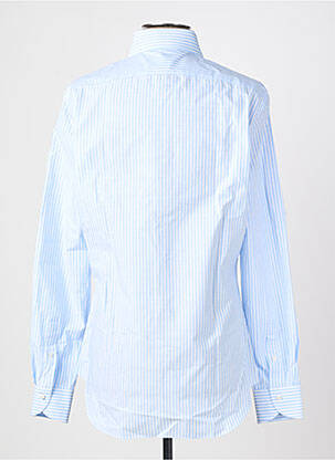 Chemise manches longues coupe cintrée bleu XACUS homme