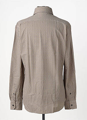 Chemise manches longues coupe cintrée vert XACUS homme