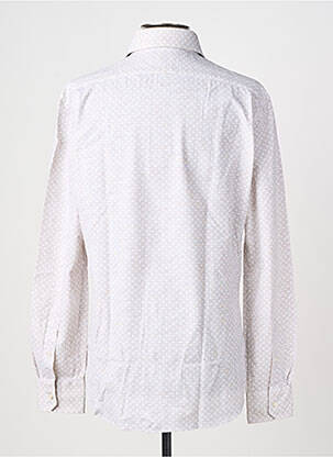 Chemise manches longues imprimé fantaisie beige XACUS homme
