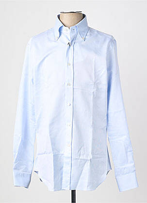 Chemise manches longues coupe cintrée bleu XACUS homme