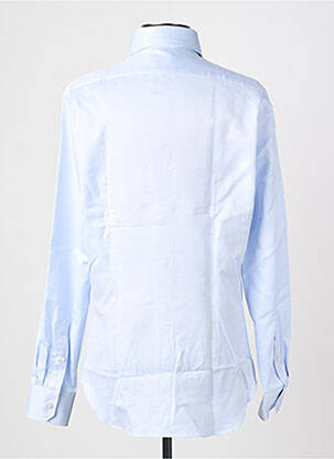 Chemise manches longues coupe cintrée bleu XACUS homme