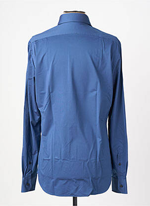 Chemise manches longues coupe cintrée bleu XACUS homme