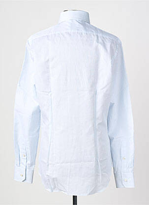 Chemise manches longues coupe cintrée bleu XACUS homme