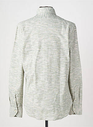 Chemise manches longues coupe cintrée vert XACUS homme