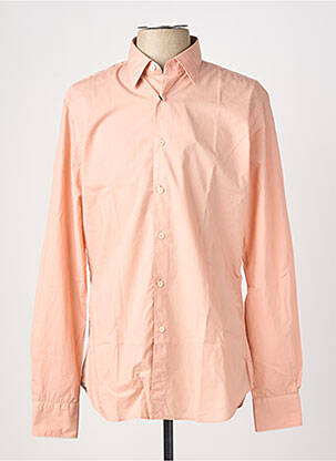 Chemise manches longues coupe cintrée orange XACUS homme