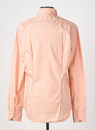 Chemise manches longues coupe cintrée orange XACUS homme