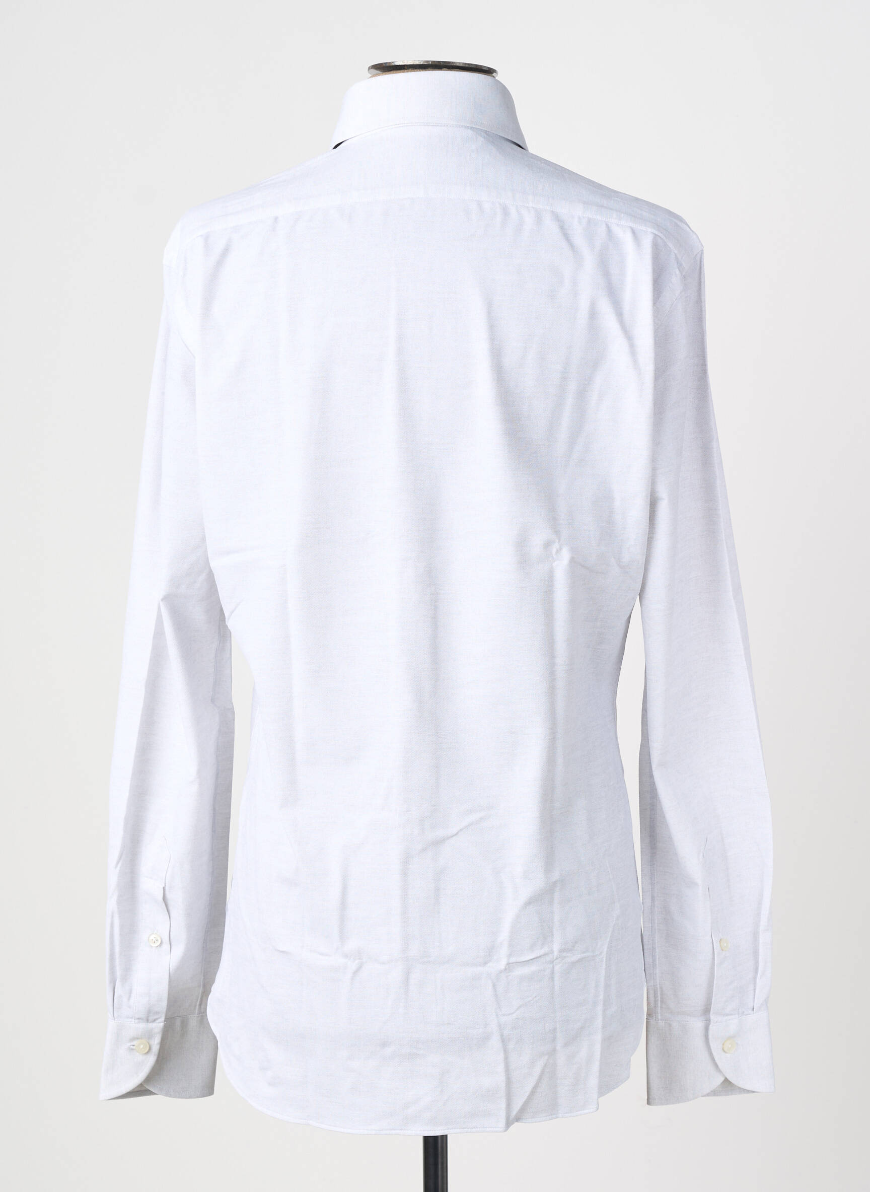 Chemise manches longues coupe cintrée gris XACUS homme