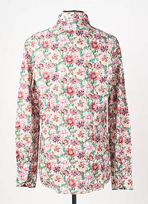 Chemise manches longues imprimé fleurs rose XACUS homme
