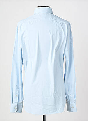 Chemise manches longues coupe cintrée bleu XACUS homme