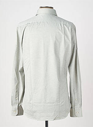 Chemise manches longues coupe cintrée gris XACUS homme
