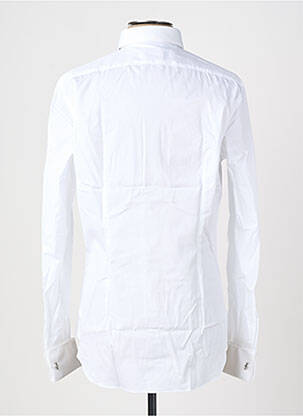 Chemise manches longues coupe droite blanc XACUS homme