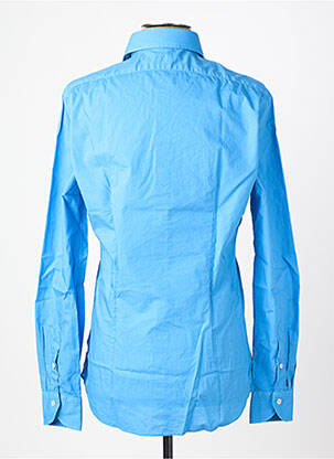 Chemise manches longues coupe cintrée bleu XACUS homme