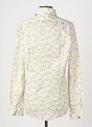 Chemise manches longues imprimé fleurs blanc XACUS homme