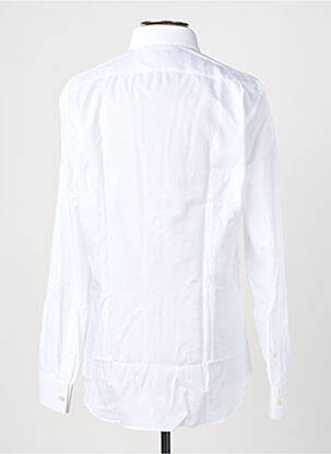Chemise manches longues coupe droite blanc XACUS homme