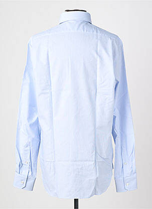 Chemise manches longues coupe droite bleu XACUS homme