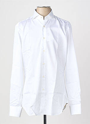 Chemise manches longues coupe droite blanc XACUS homme