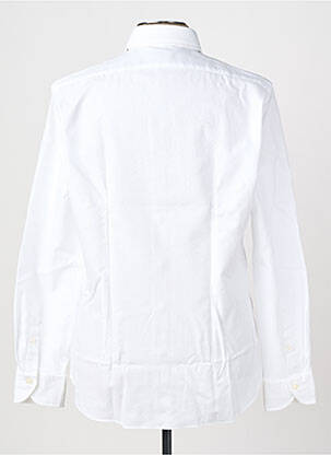 Chemise manches longues coupe droite blanc XACUS homme