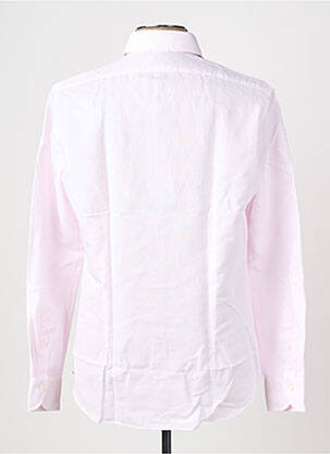 Chemise manches longues coupe cintrée rose XACUS homme