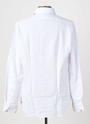 Chemise manches longues coupe droite blanc XACUS homme