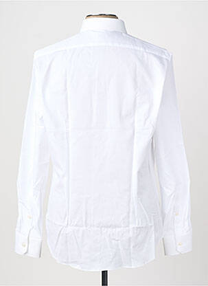 Chemise manches longues coupe droite blanc XACUS homme