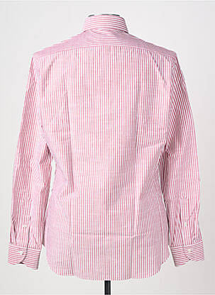 Chemise manches longues coupe cintrée rouge XACUS homme