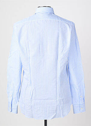 Chemise manches longues coupe droite bleu XACUS homme