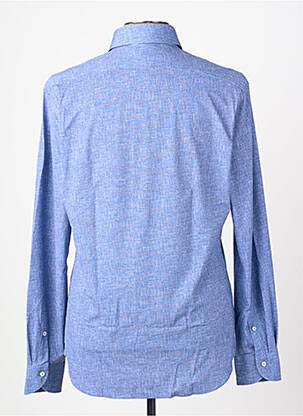 Chemise manches longues coupe cintrée bleu XACUS homme