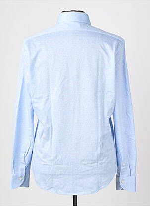 Chemise manches longues coupe cintrée bleu XACUS homme