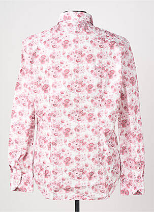 Chemise manches longues imprimé fleurs rose XACUS homme