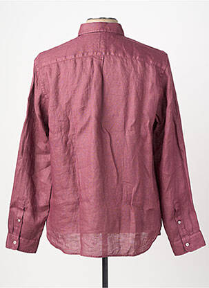 Chemise manches longues coupe droite violet XACUS homme