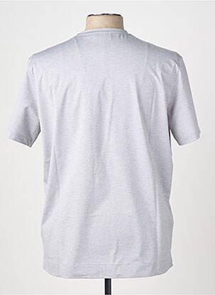 T-shirt coupe droite manches courtes gris XACUS homme