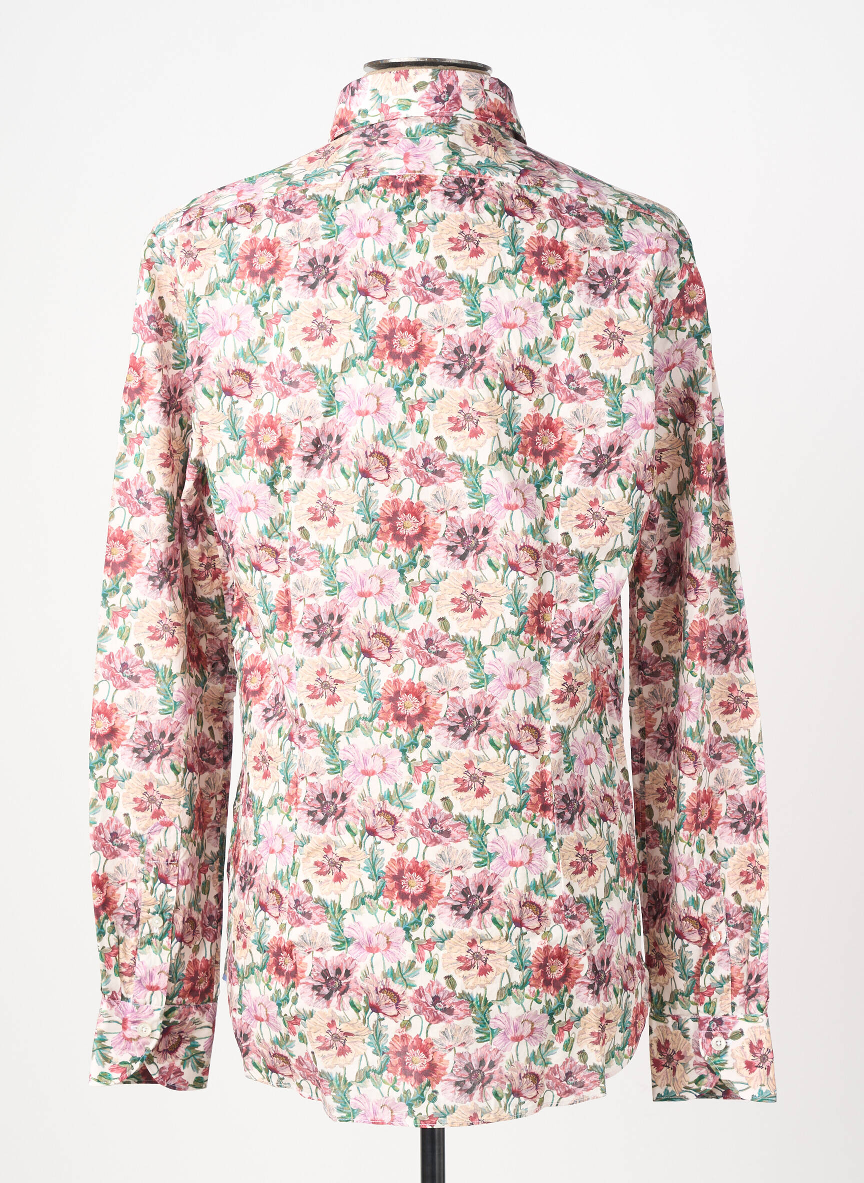 Chemise manches longues imprimé fleurs rose XACUS homme