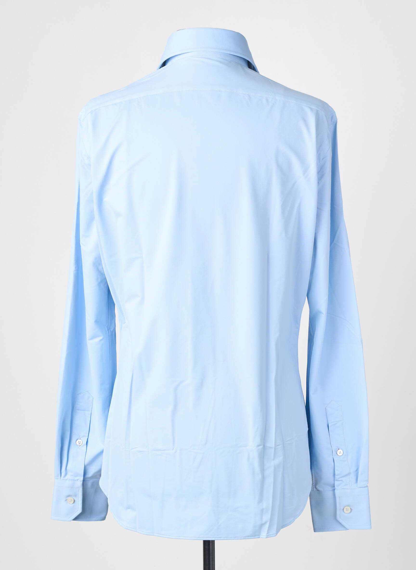 Chemise manches longues coupe cintrée bleu XACUS homme