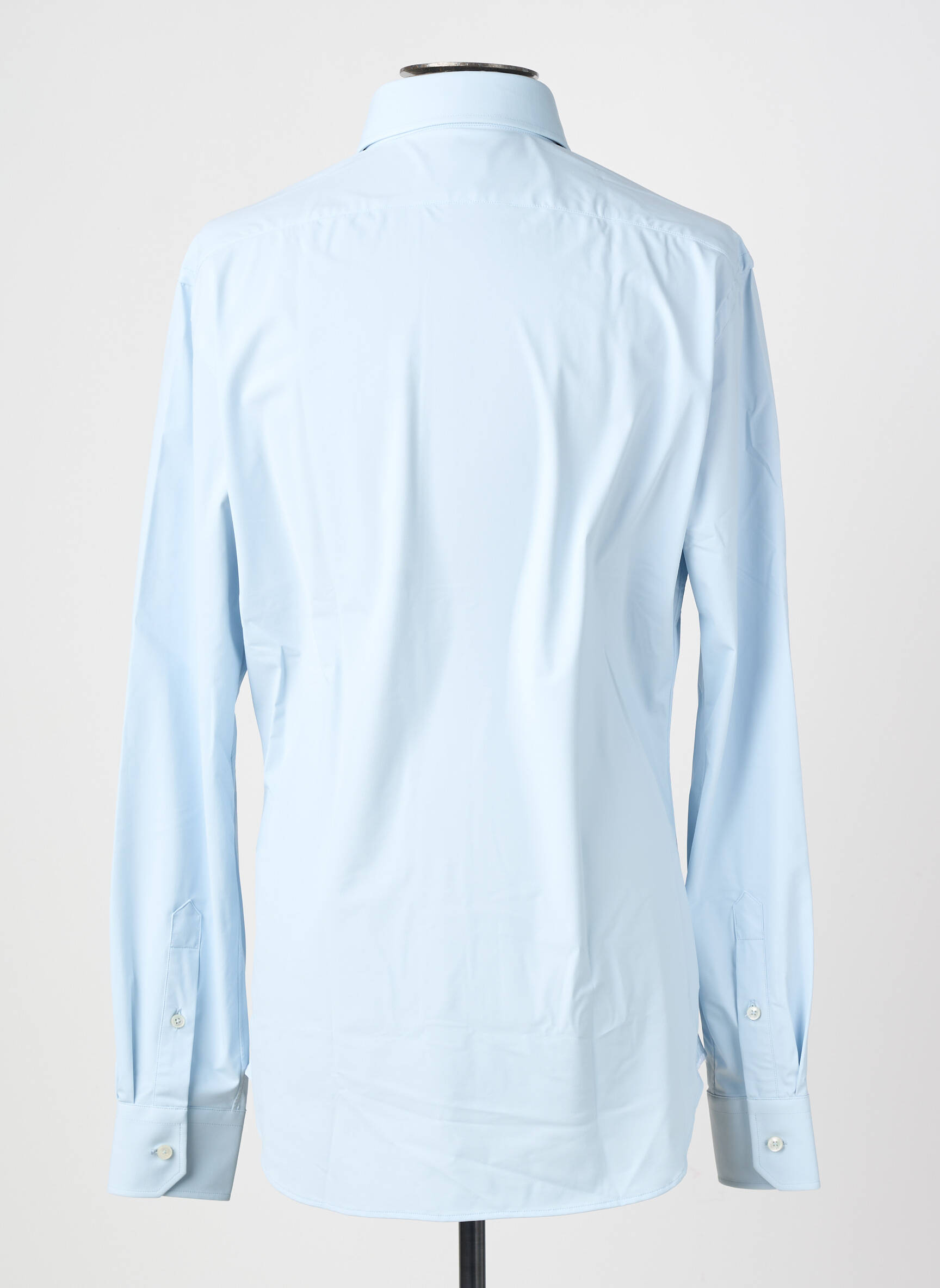 Chemise manches longues coupe cintrée bleu XACUS homme