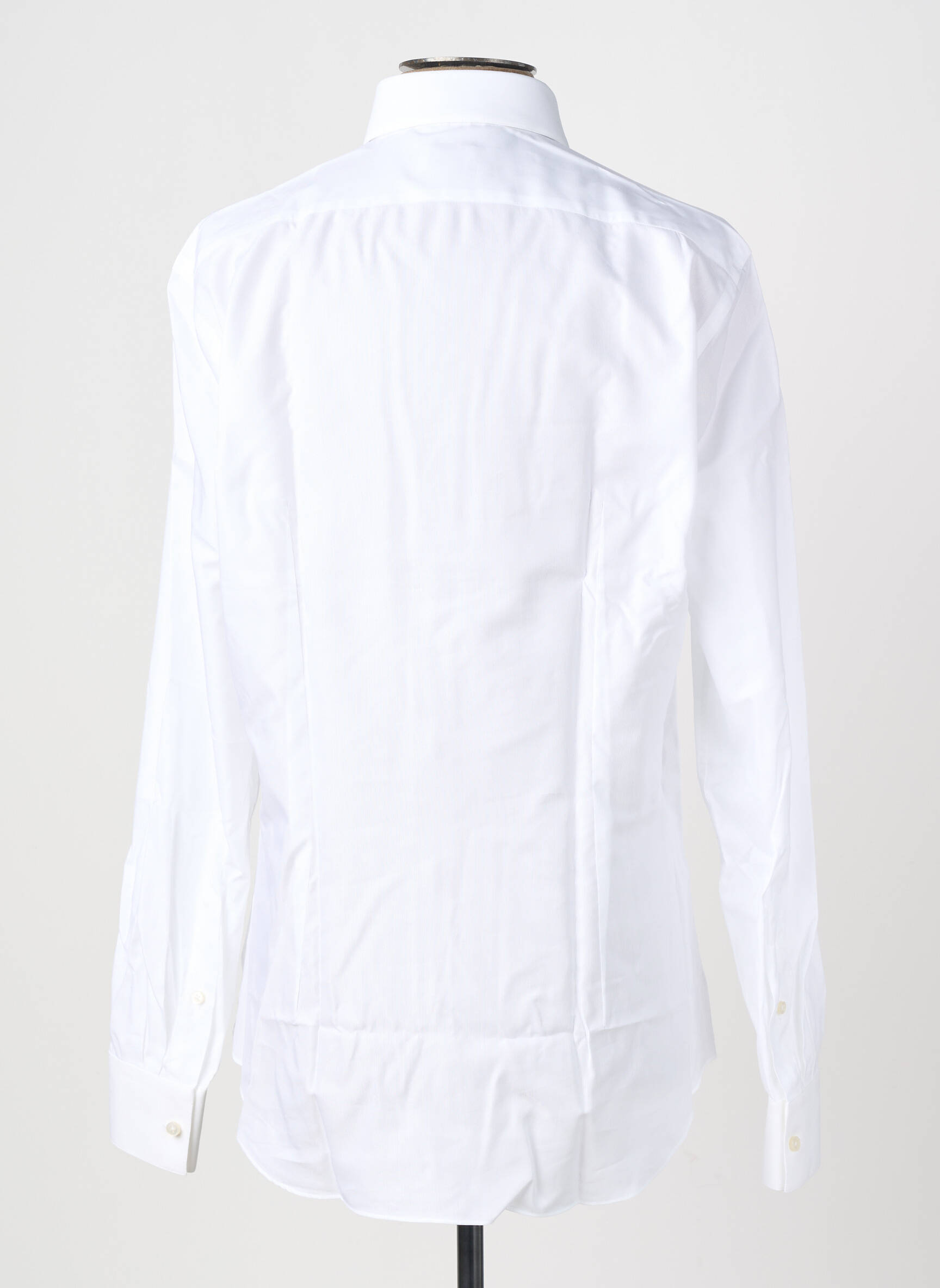 Chemise manches longues coupe droite blanc XACUS homme