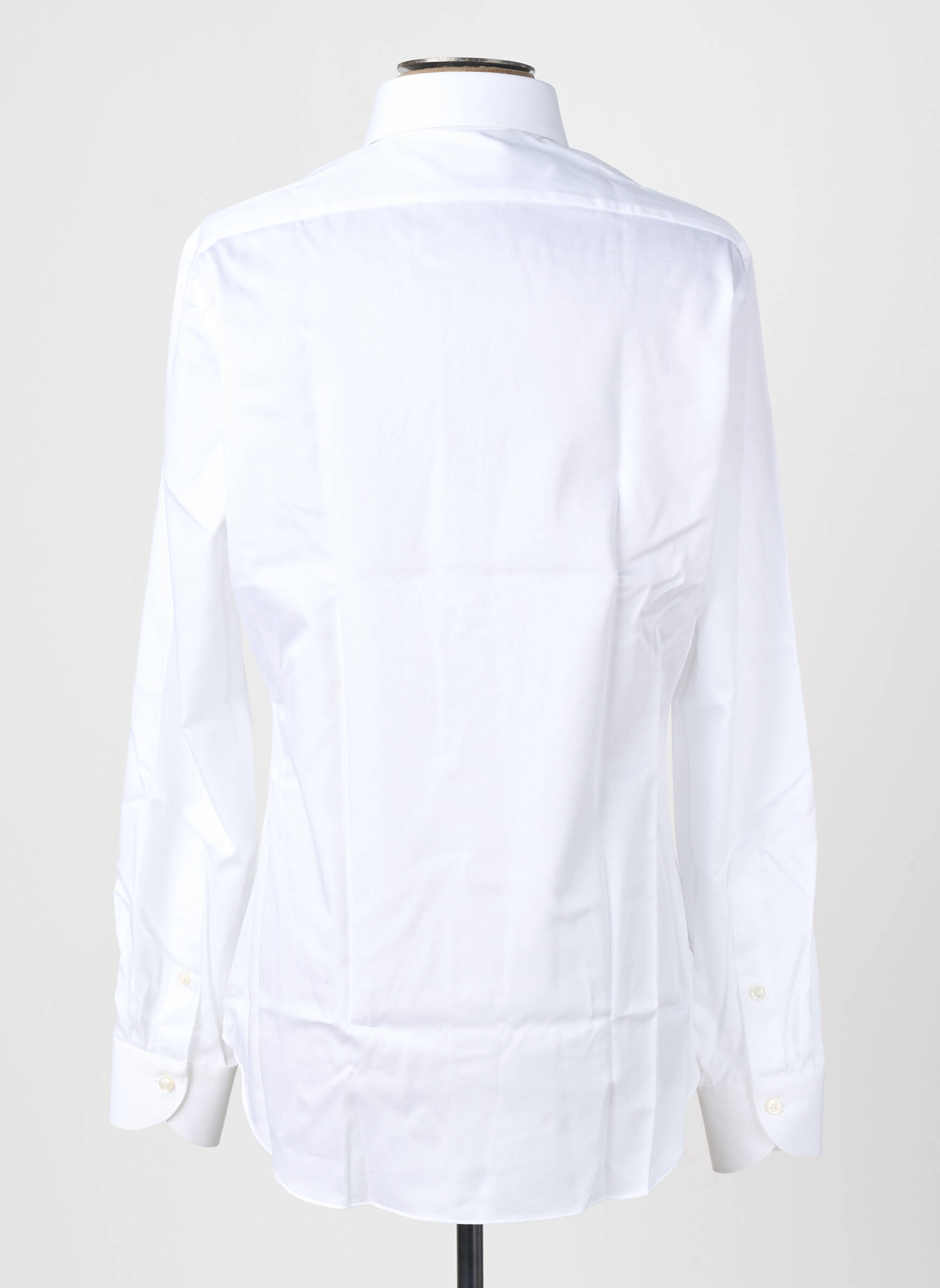 Chemise manches longues coupe droite blanc XACUS homme