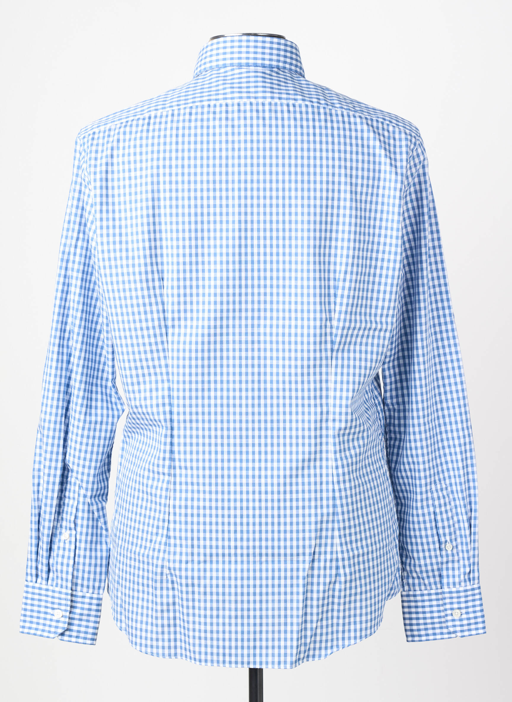 Chemise manches longues coupe droite bleu XACUS homme
