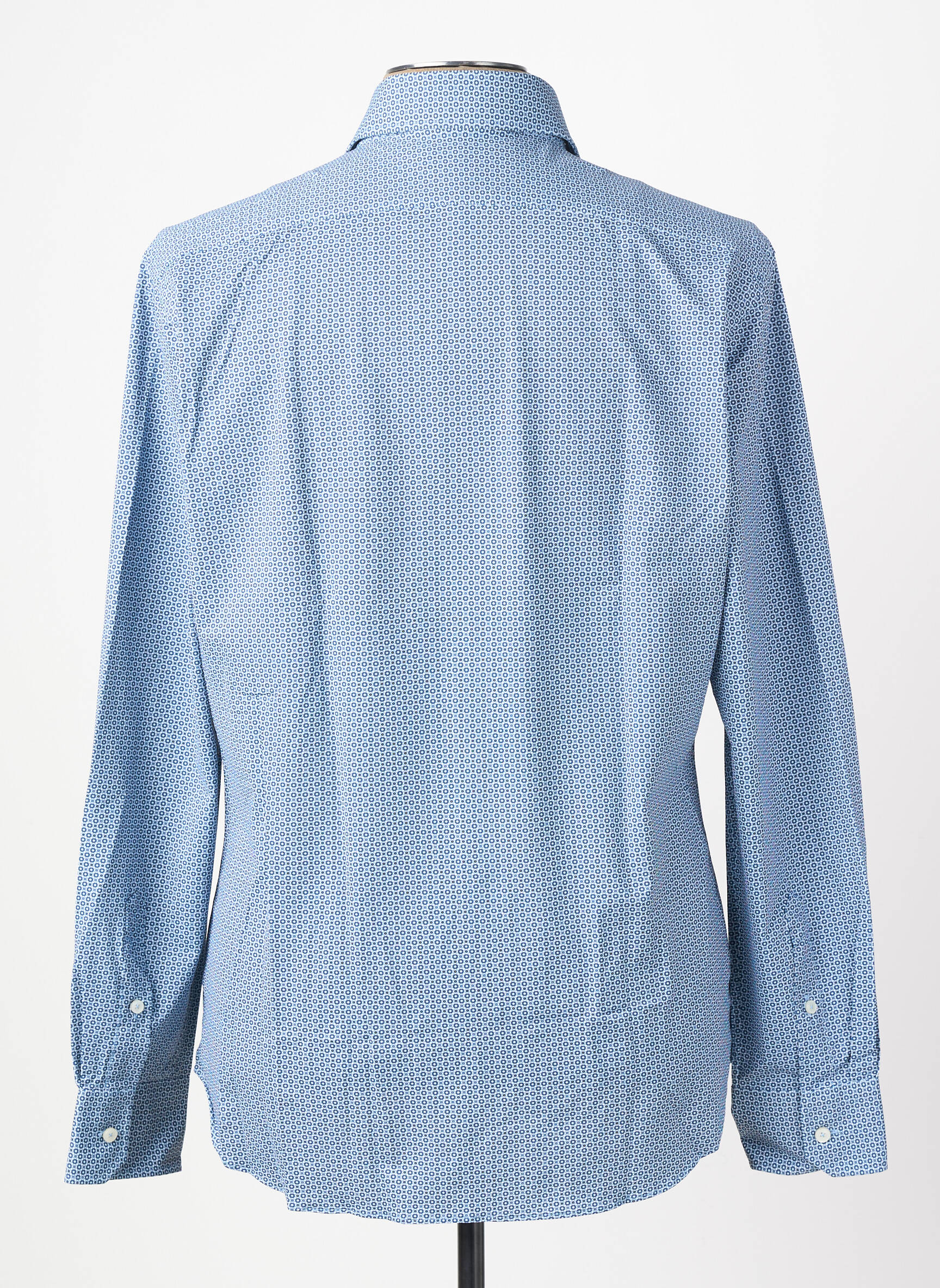 Chemise manches longues imprimé fantaisie bleu XACUS homme
