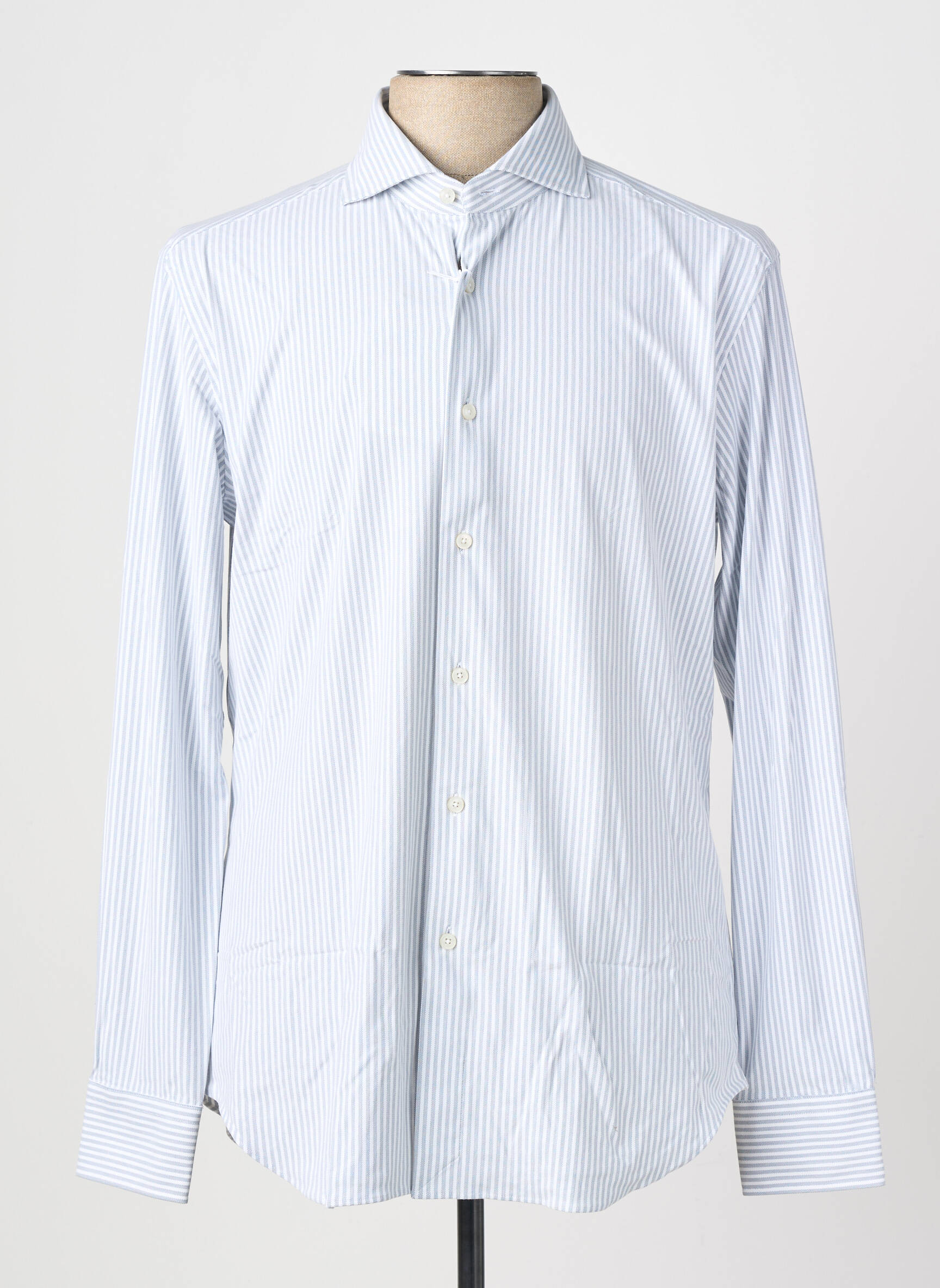 Chemise manches longues coupe cintrée blanc XACUS homme