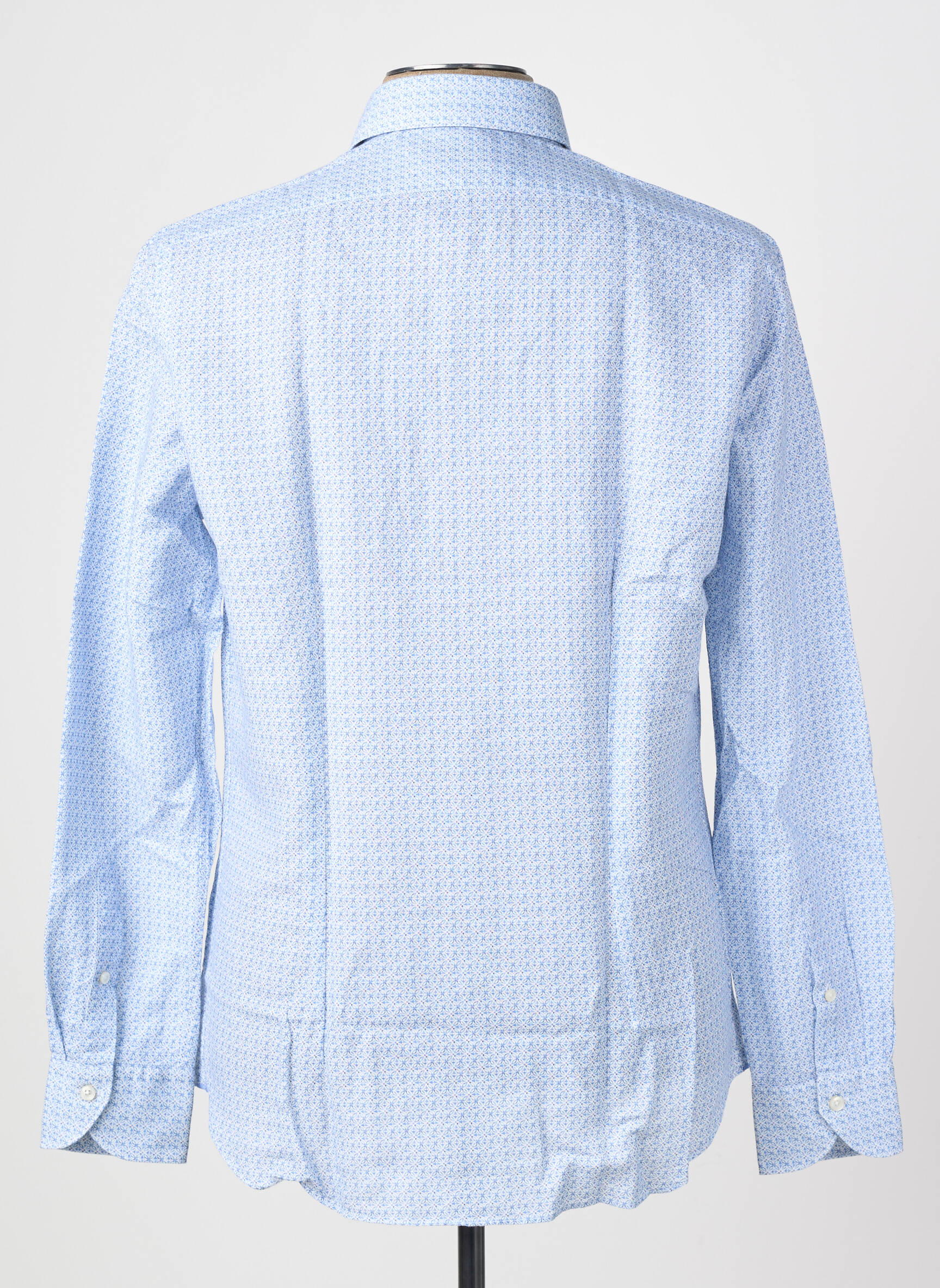 Chemise manches longues imprimé fantaisie bleu XACUS homme