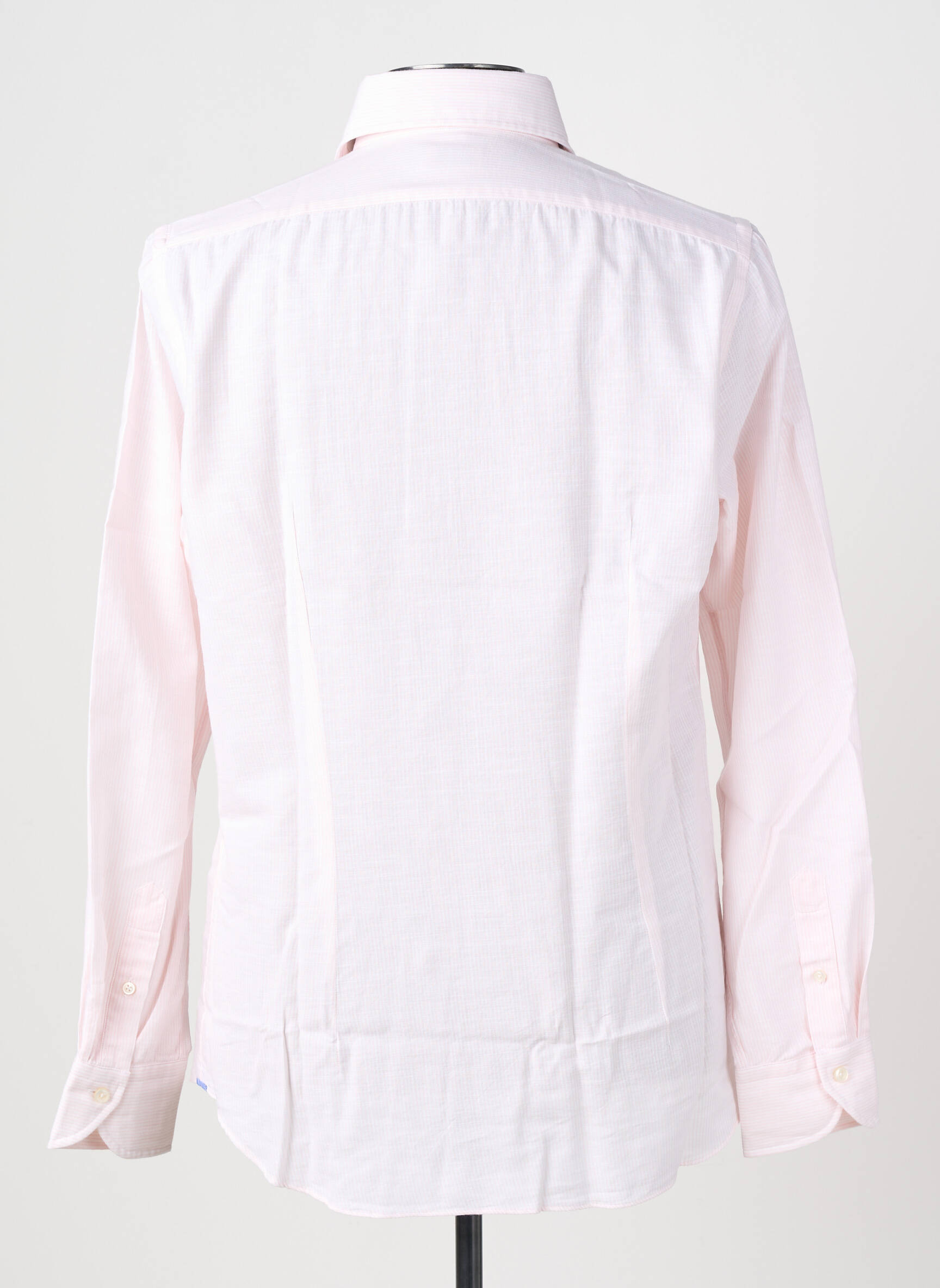 Chemise manches longues coupe droite rose XACUS homme