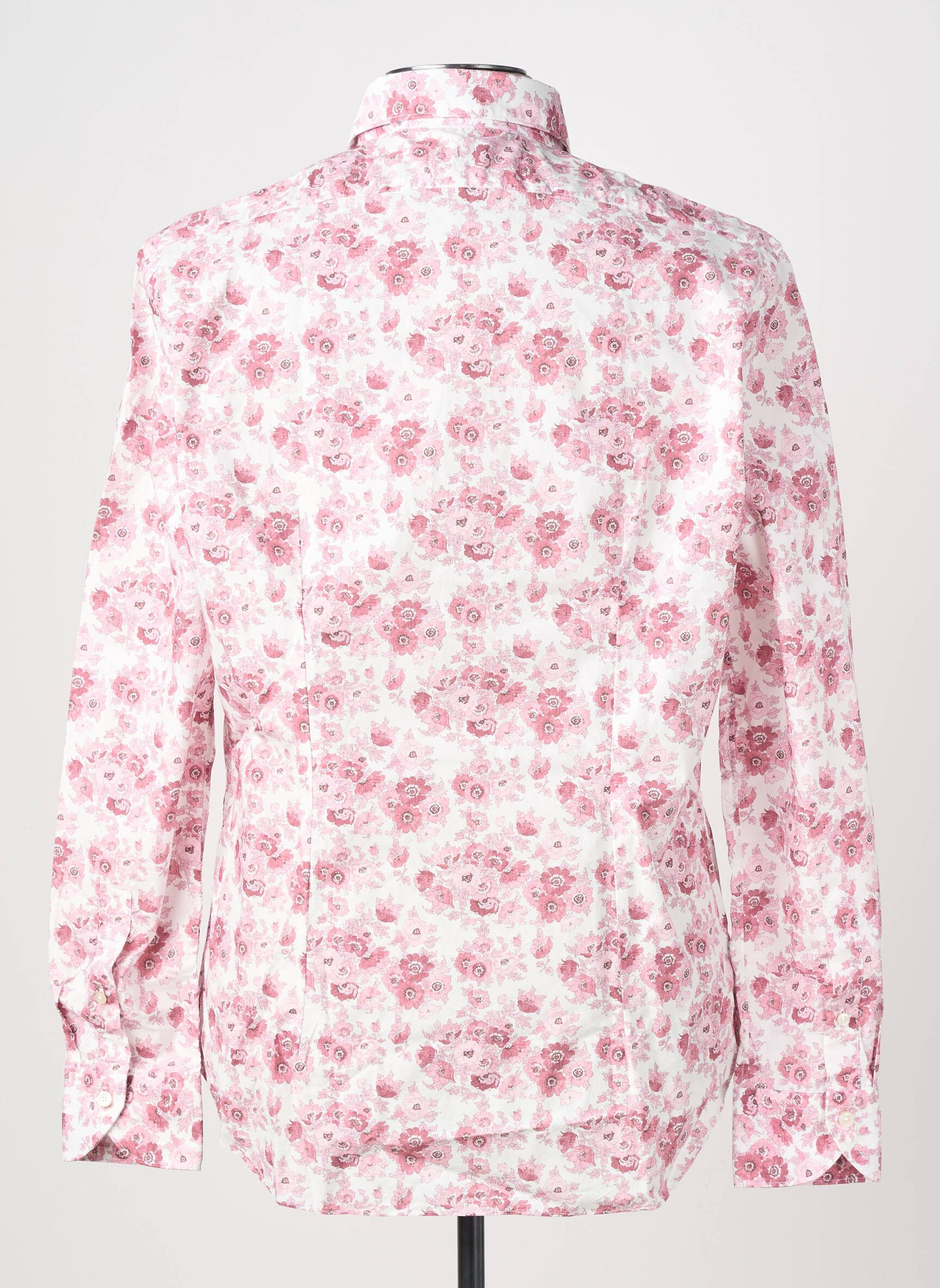 Chemise manches longues imprimé fleurs rose XACUS homme