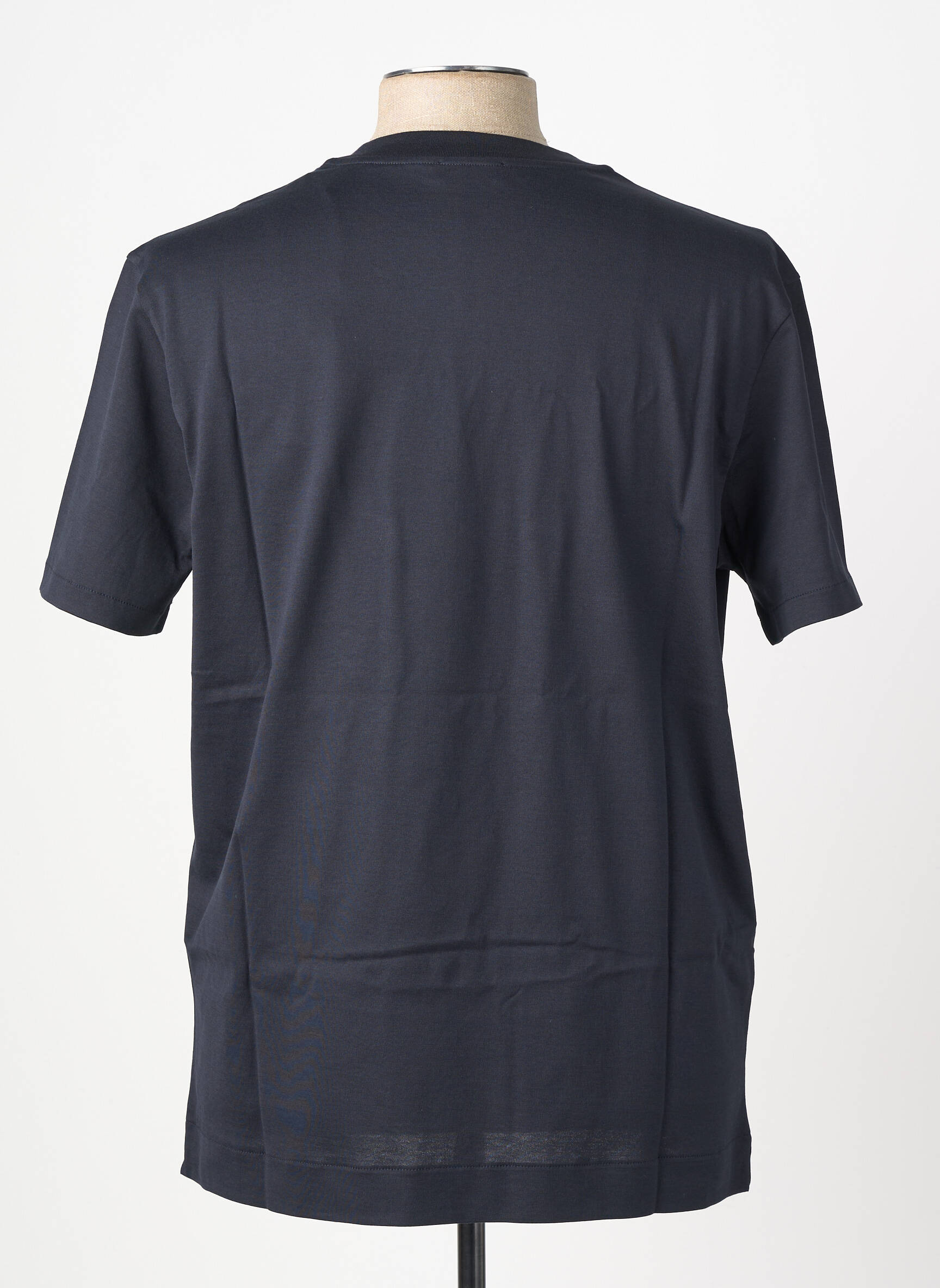 T-shirt coupe droite manches courtes noir XACUS homme