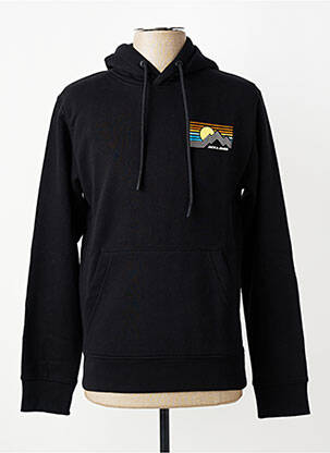 Sweat-shirt à capuche poches manches longues noir JACK & JONES homme