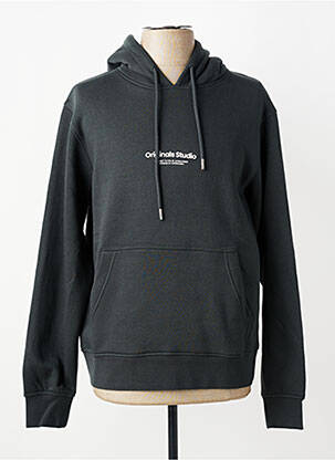 Sweat-shirt à capuche poches manches longues vert JACK & JONES homme