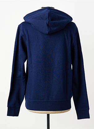 Sweat-shirt à capuche poches manches longues bleu JACK & JONES homme