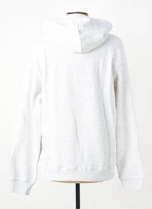 Sweat-shirt à capuche broderie manches longues gris JACK & JONES homme