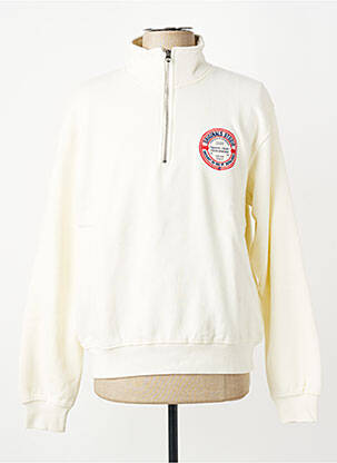 Sweat-shirt stretch manches longues beige JACK & JONES homme