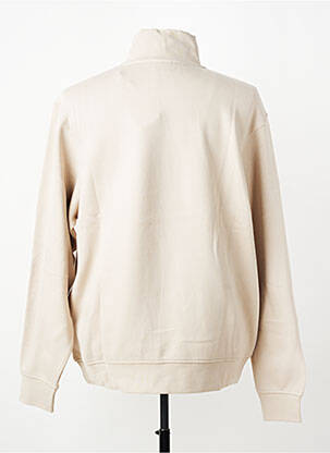 Sweat-shirt stretch manches longues beige JACK & JONES homme